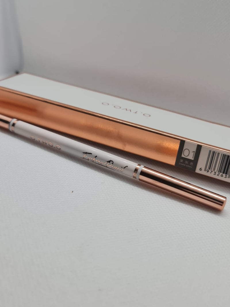 O.TWO.O EYEBROW FILLER PENCIL AND BRUSH DUO. DARK GREY